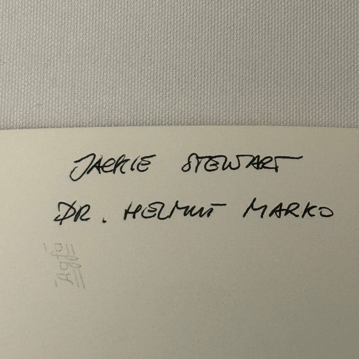 Vintage Racing Photo 1971 Austrian Grand Prix Jackie Stewart Dr Helmut Marko