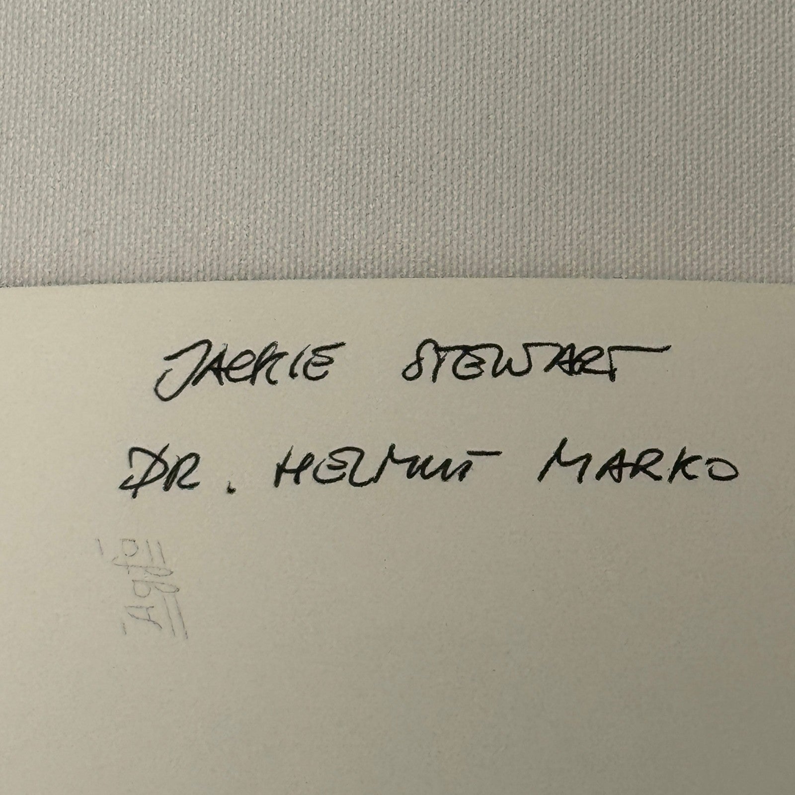 Vintage Racing Photo 1971 Austrian Grand Prix Jackie Stewart Dr Helmut Marko