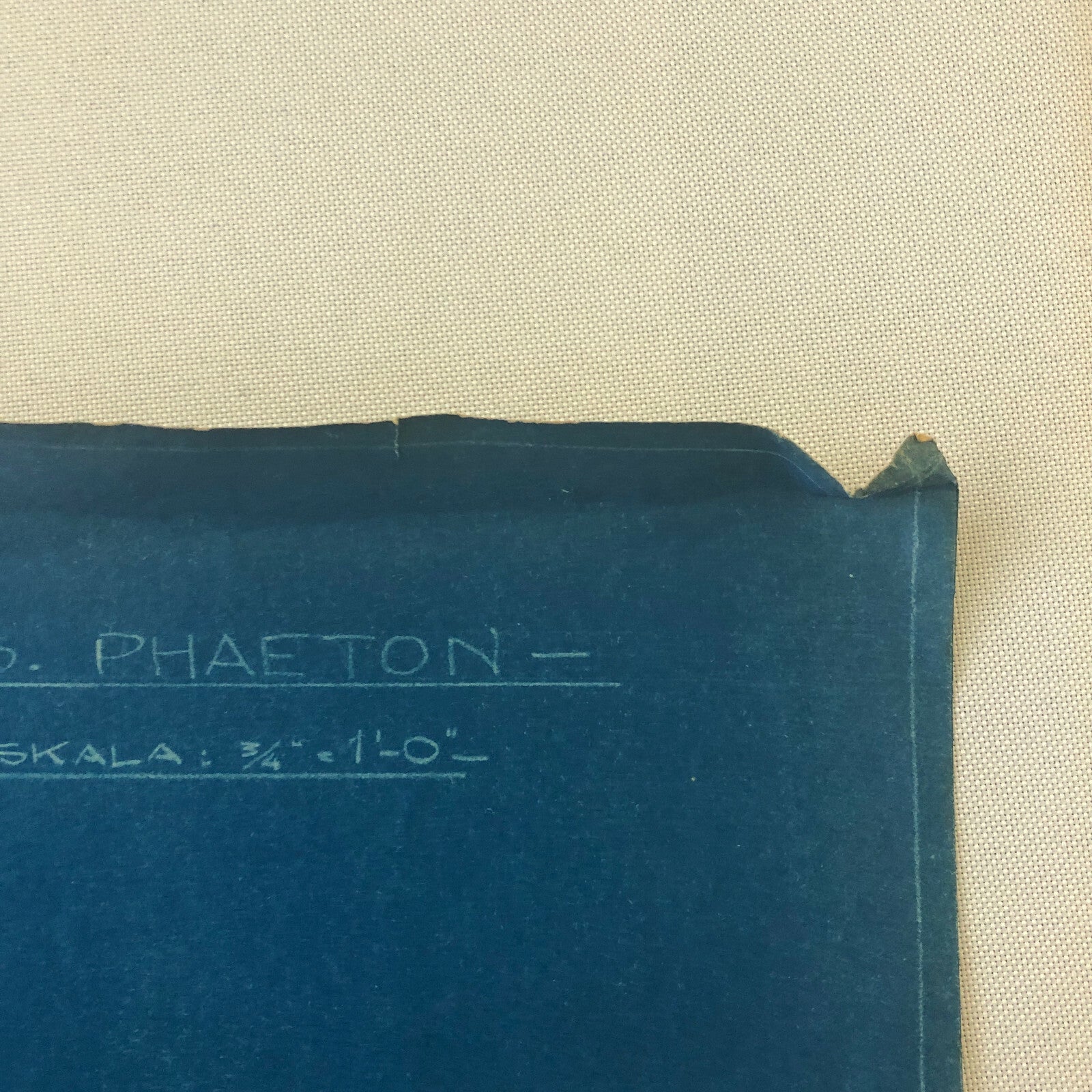 1930 Coachbuilder Car Design Blueprint Rendering Blue Print Phaeton Body Style 