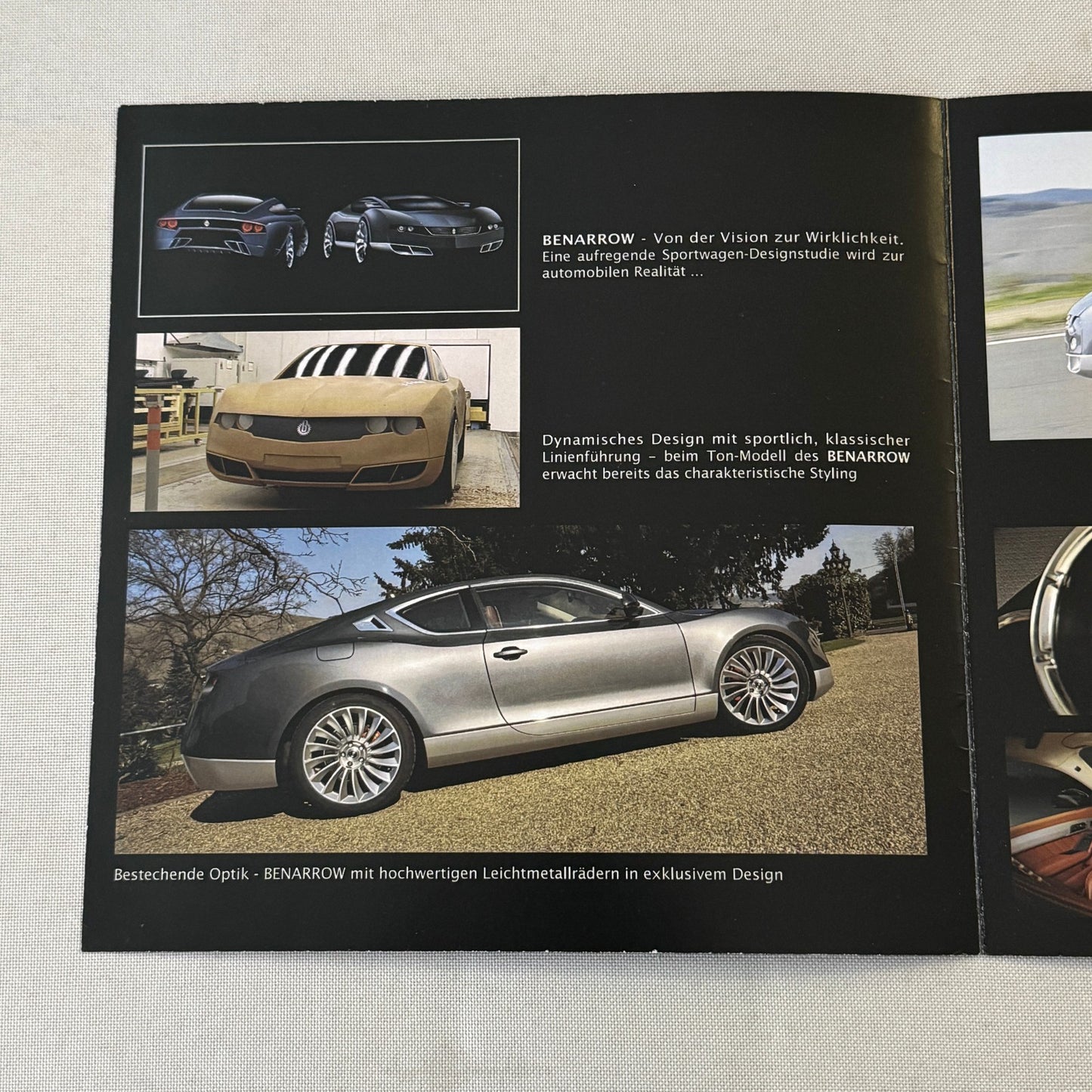 Benarrow Benninghoven Car Automobile Sales Brochure Catalog German 2009