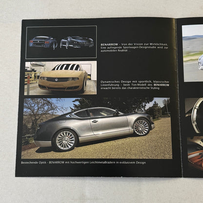Benarrow Benninghoven Car Automobile Sales Brochure Catalog German 2009