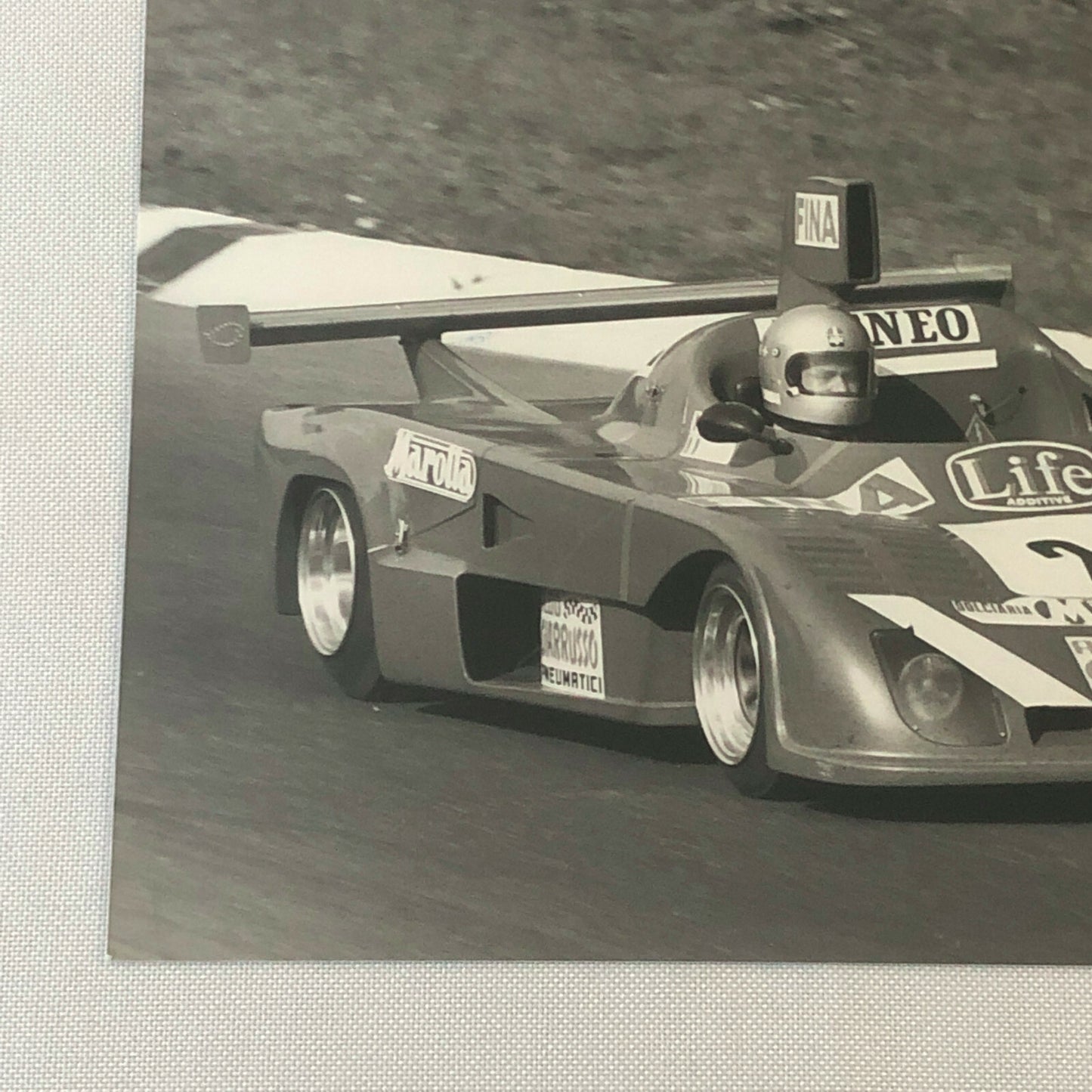 Vintage Racing Photo Photograph 1976 1000KM Monza Osella Car #22