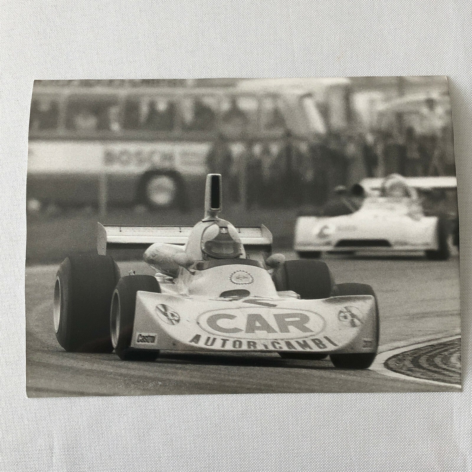 Vintage 1975 Formula 2 F2 Racing Photo Photograph Hockenheim Grand Prix Cars 