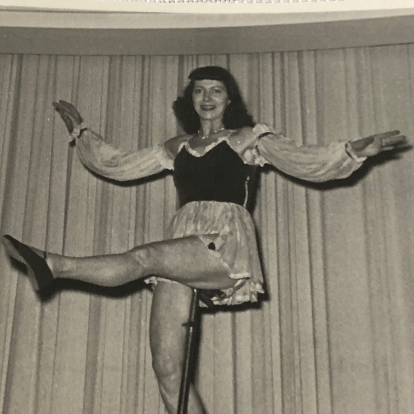 Circus Performer Balancing Act on Unicycle Photo Photograph Berlin Germany