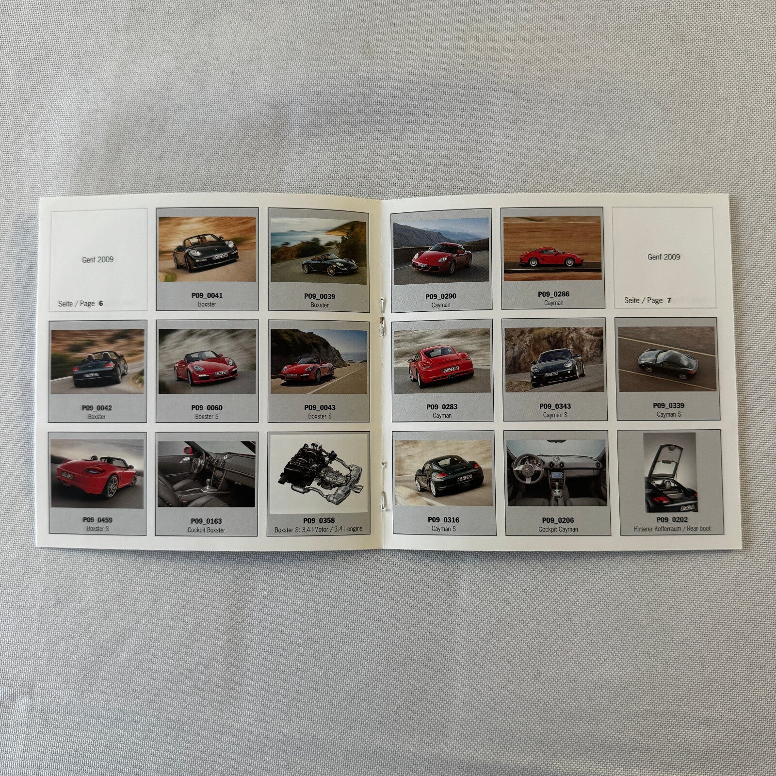 2009 Porsche Press Kit Photo CD Porsche 911 GT3 Cayenne Cayman Boxster S Carrera