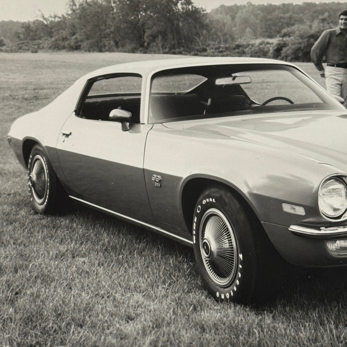 1971 Chevrolet Camaro SS Coupe Factory Press Photo Photograph Vintage Chevy