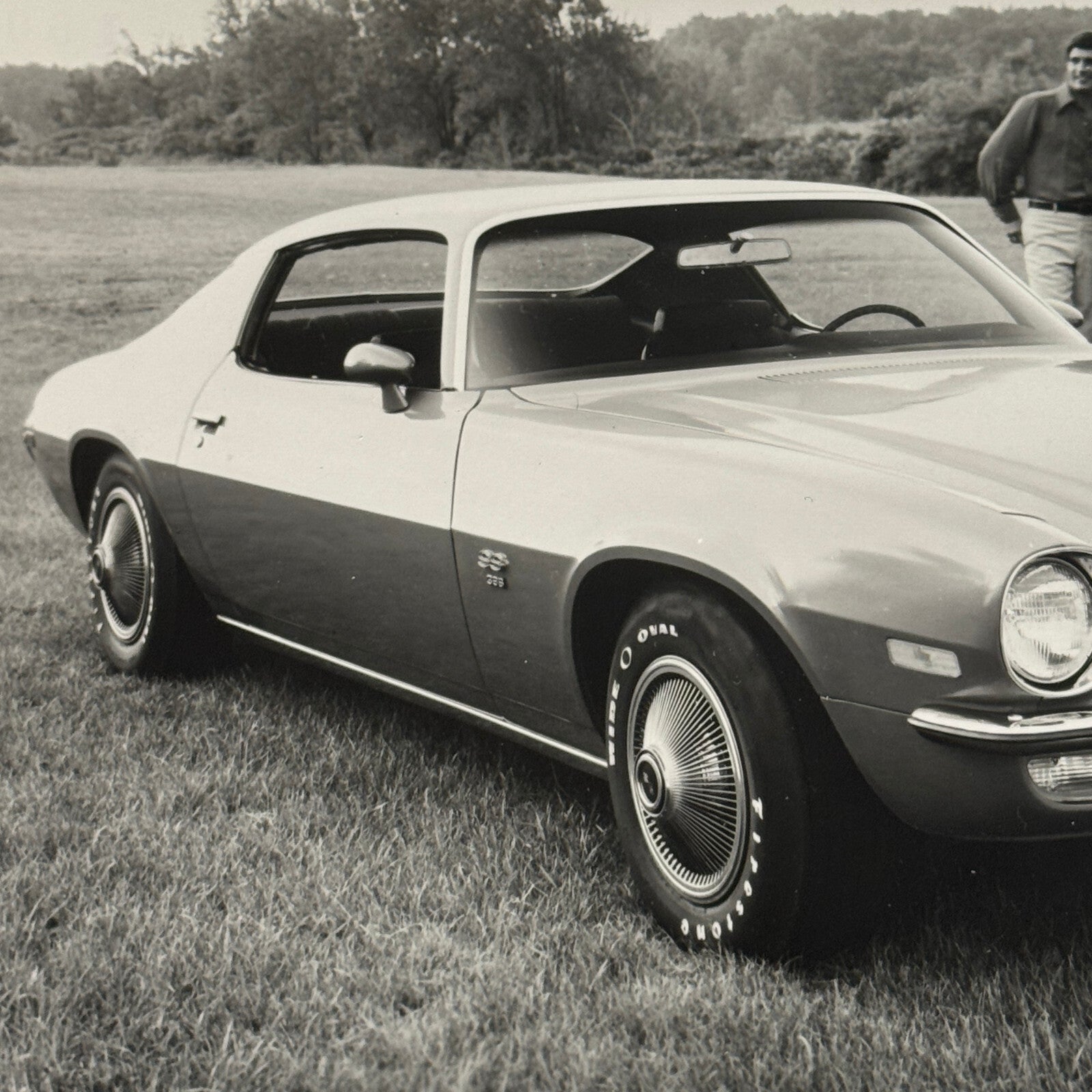 1971 Chevrolet Camaro SS Coupe Factory Press Photo Photograph Vintage Chevy