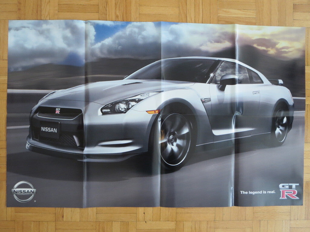 2009 Nissan GT-R Poster Sales Brochure Catalog Advertising Supercar
