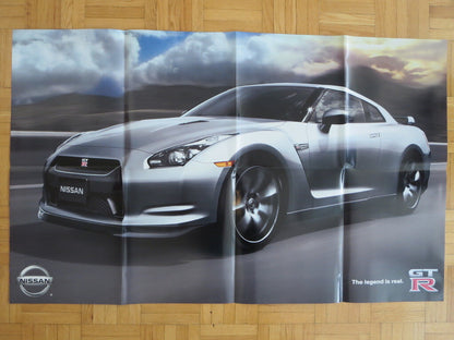 2009 Nissan GT-R Poster Sales Brochure Catalog Advertising Supercar