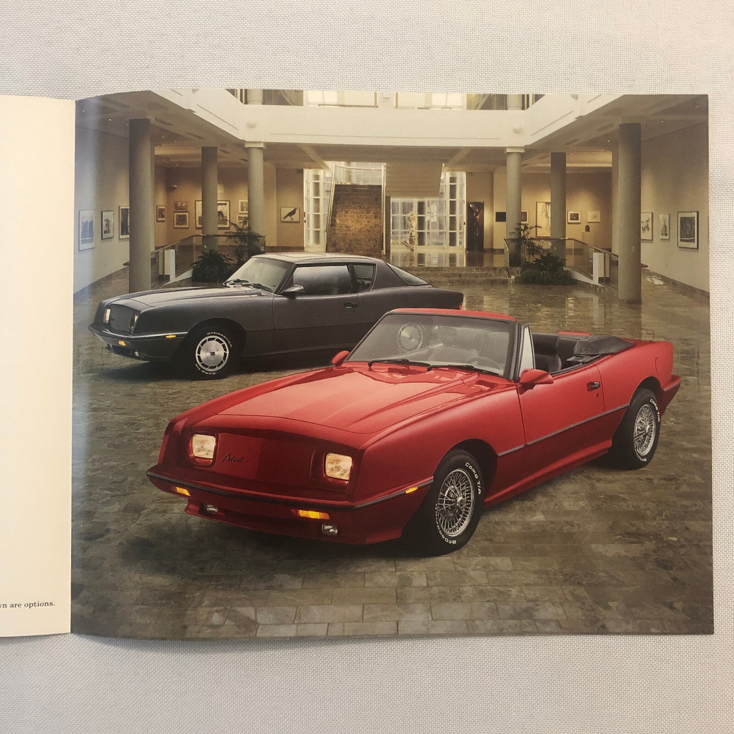 Vintage Avanti Sales Brochure Catalog 1988 Coupe Convertible