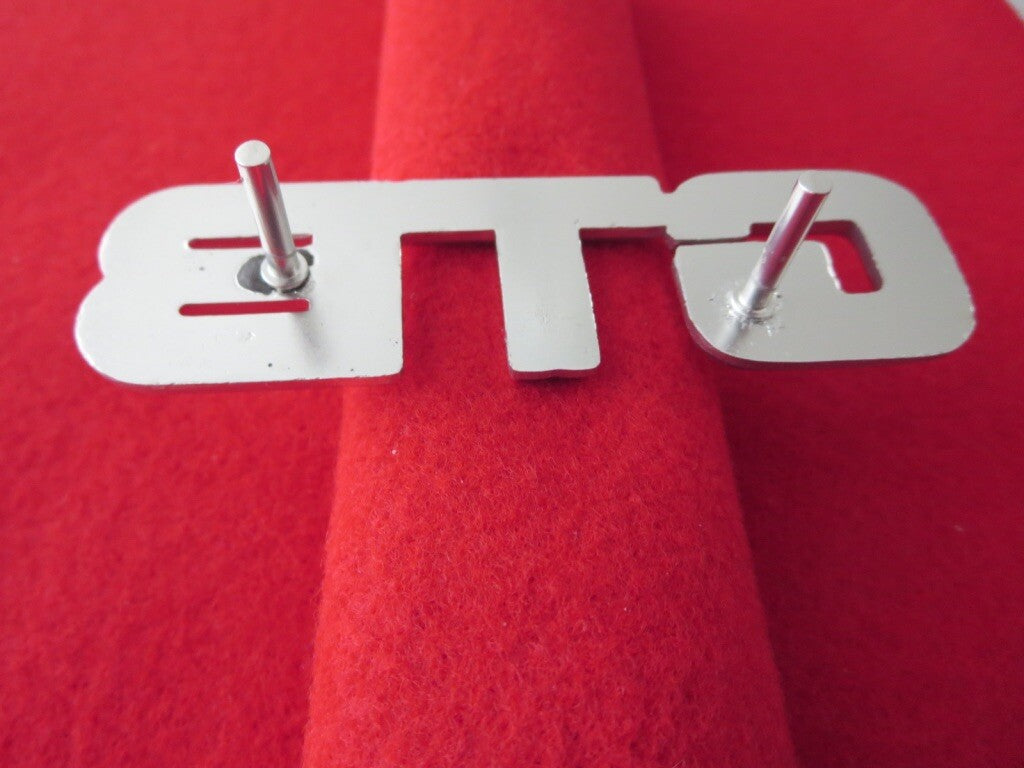 Ferrari GTB Badge Emblem Script Logo - Authentic Factory Original 308