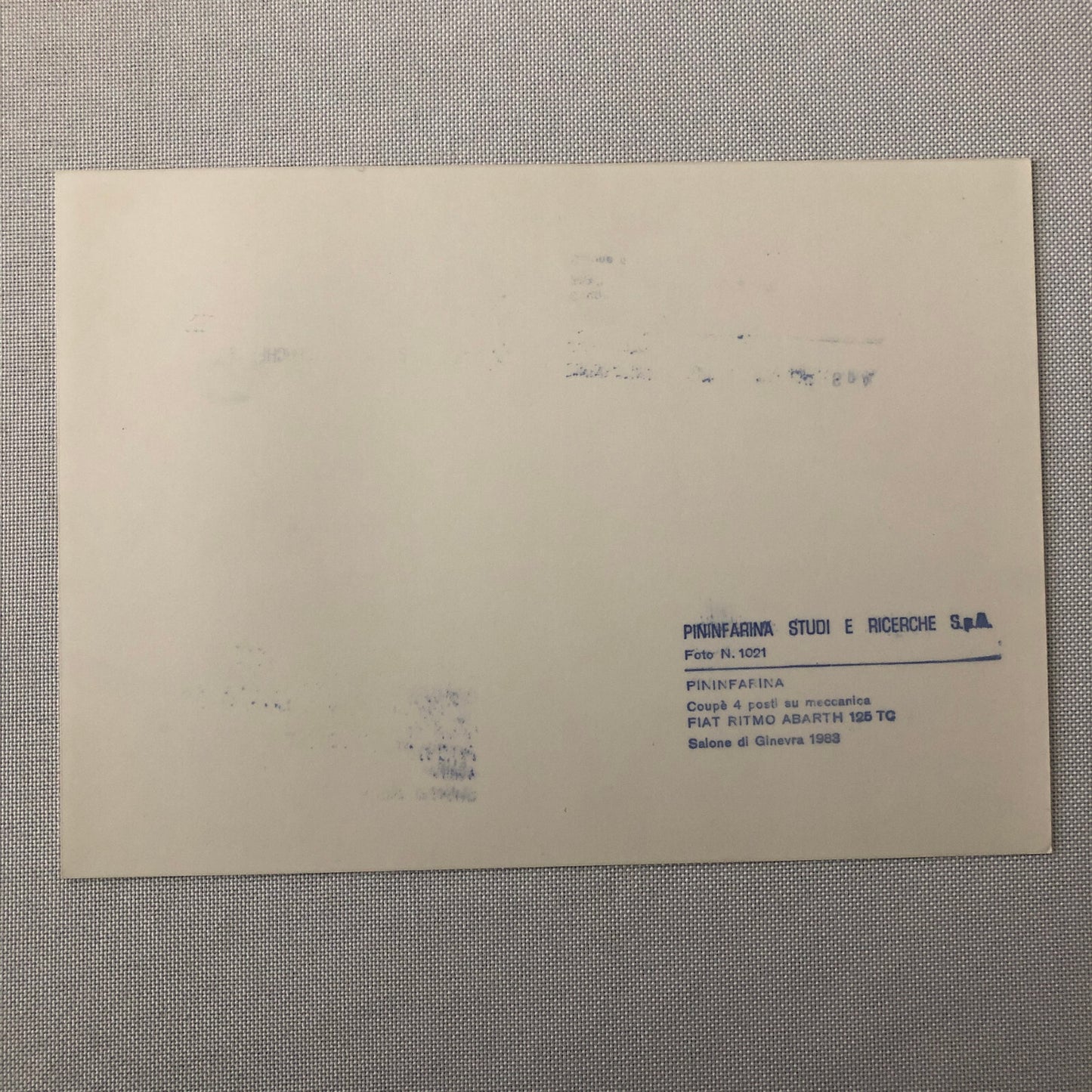 Fiat Ritmo Abarth 125 TC Pininfarina Car Photo Photograph Print