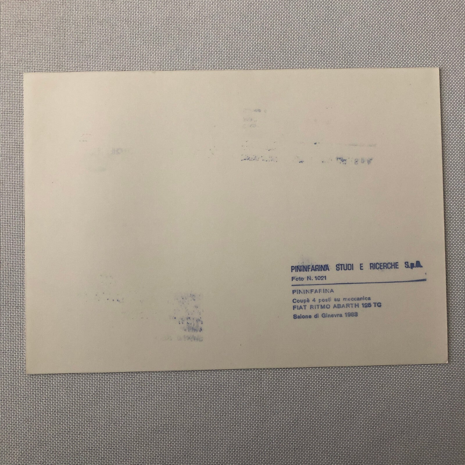 Fiat Ritmo Abarth 125 TC Pininfarina Car Photo Photograph Print