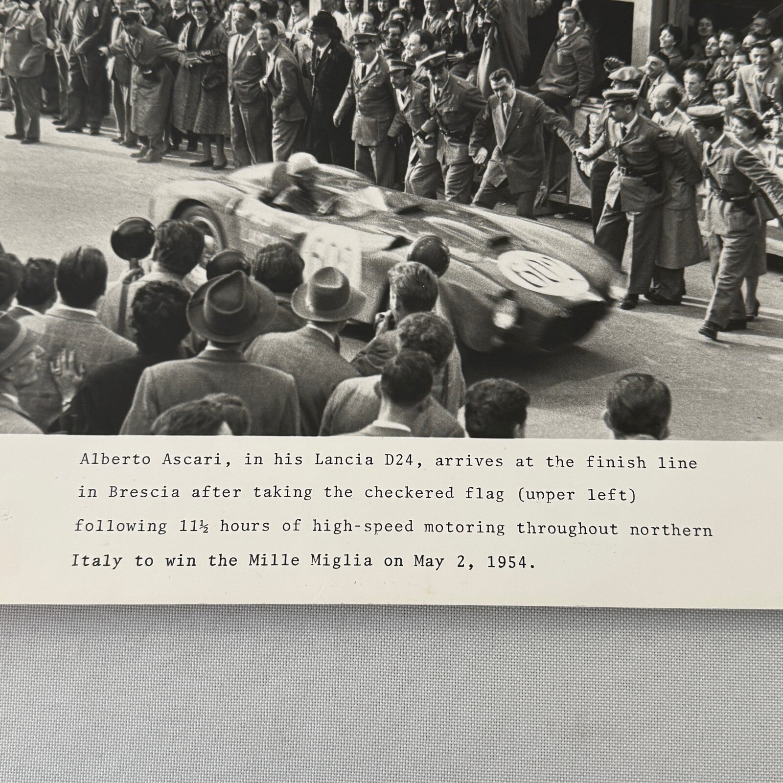 Mille Miglia 1954 Alberto Ascari Lancia D24 Racing Car Photo Photograph