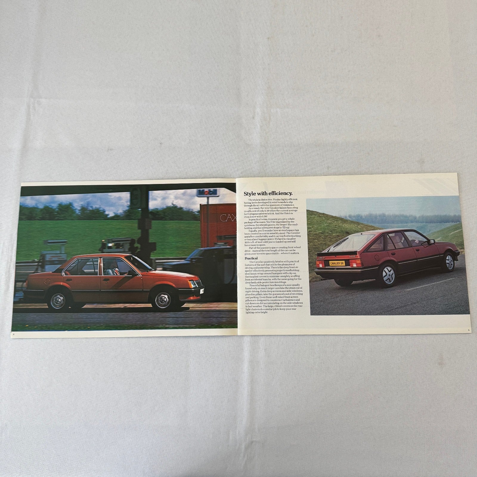 1982 Vauxhall Cavalier Car Sales Brochure Catalog Advertising UK Market
