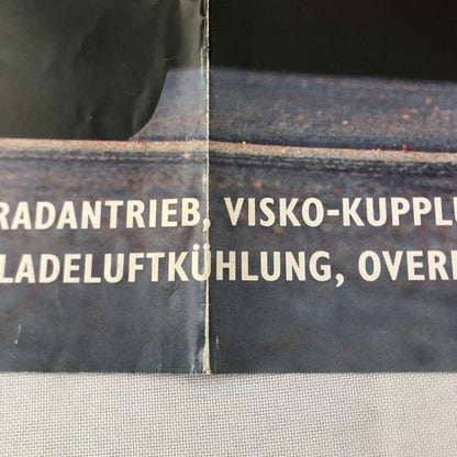 1987 Lancia Delta HF Integrale Car Sales Brochure POSTER GERMAN