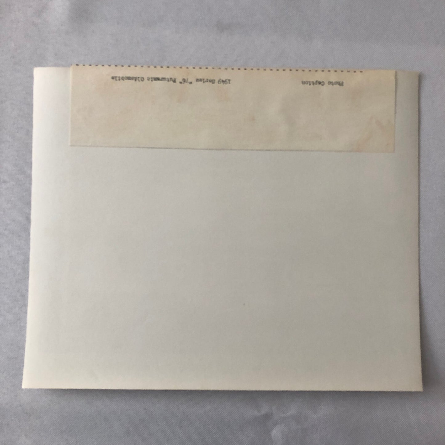 1949 Oldsmobile Series 98 Futuramic Factory Press Photo Photograph Print