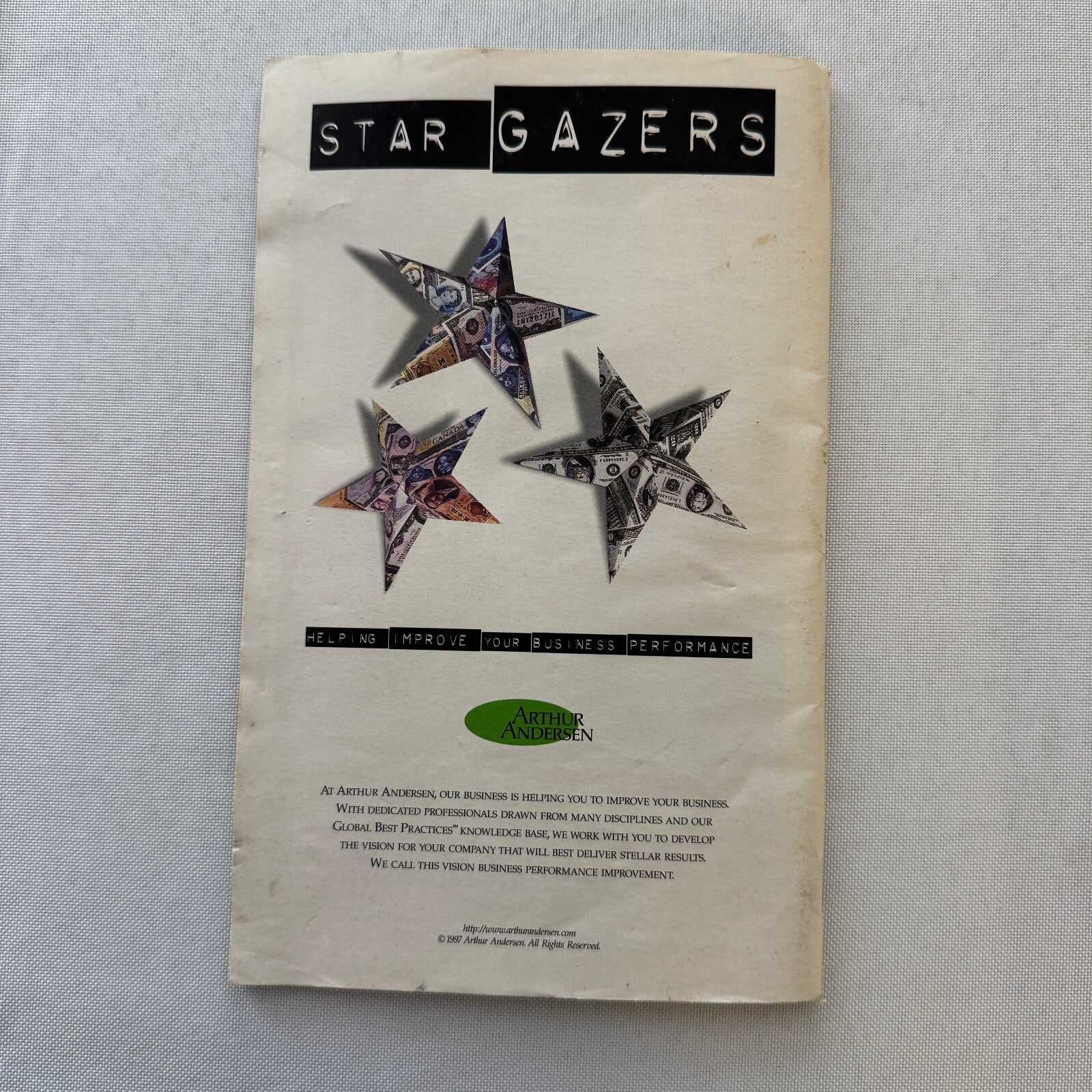 William H Macy Signed Playbill The Joy of Going Somewhere Definite 1997 Auto