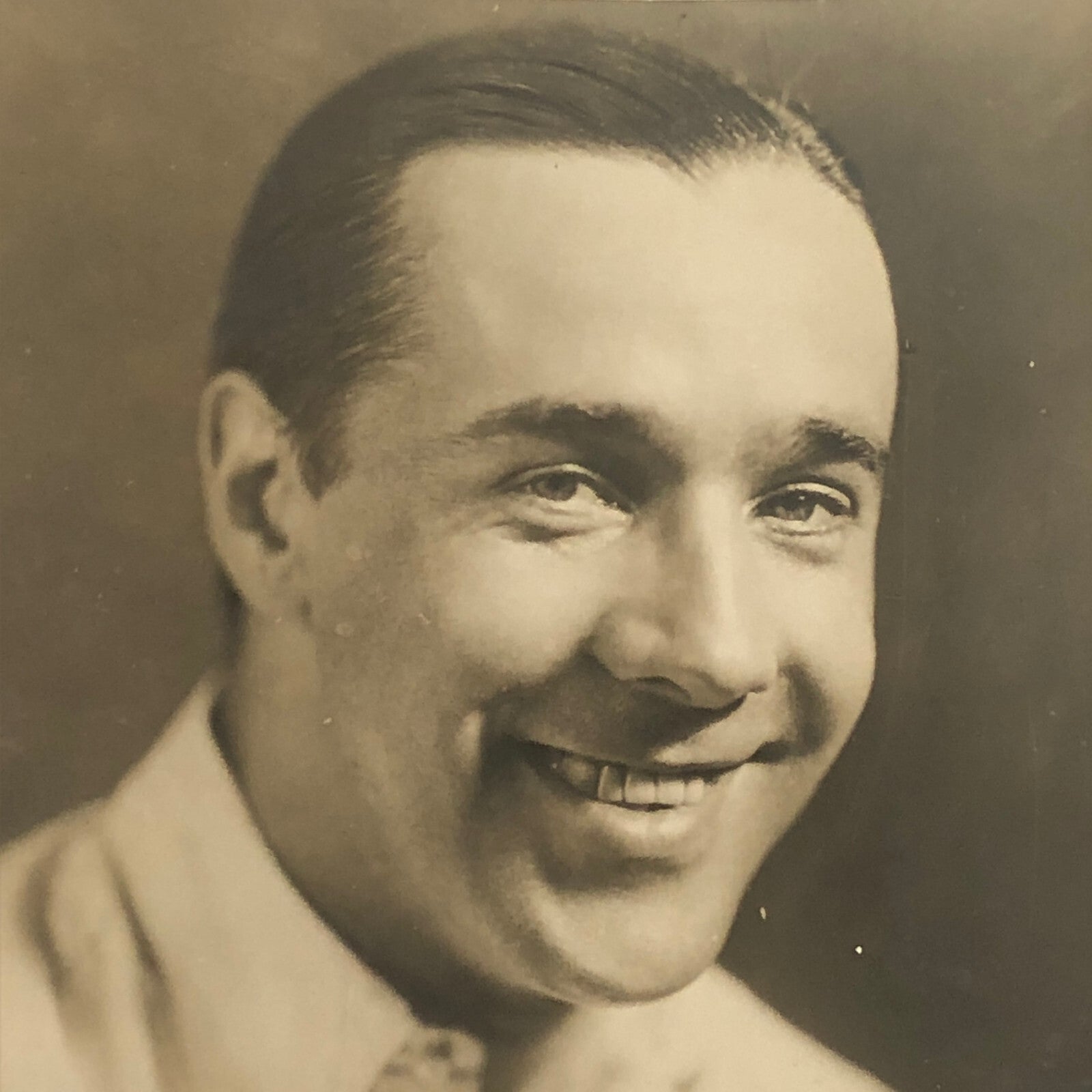 Press Photo Photograph Portrait WOR Radio Announcer Uncle John B Gambling
