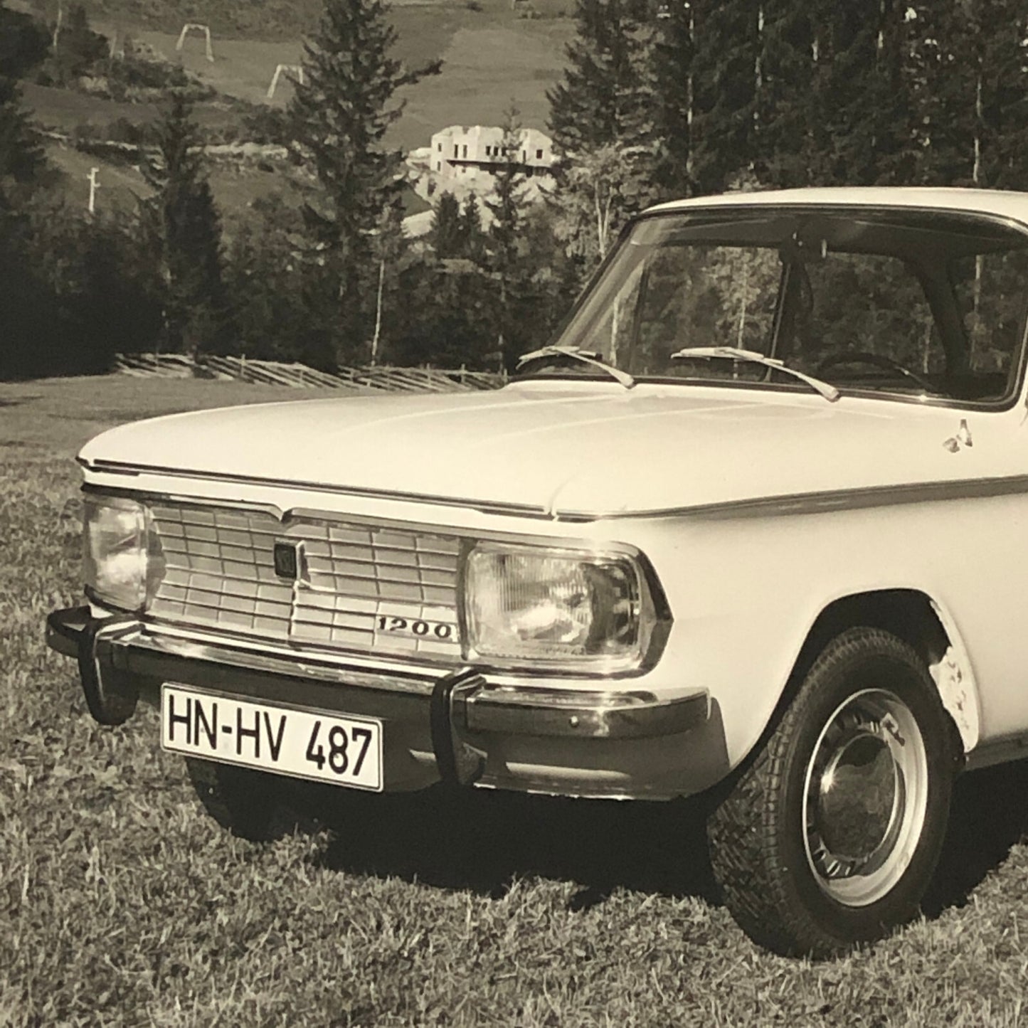 NSU 1200CS 1970 Factory Photo Photograph Print Vintage NSU 1200 CS
