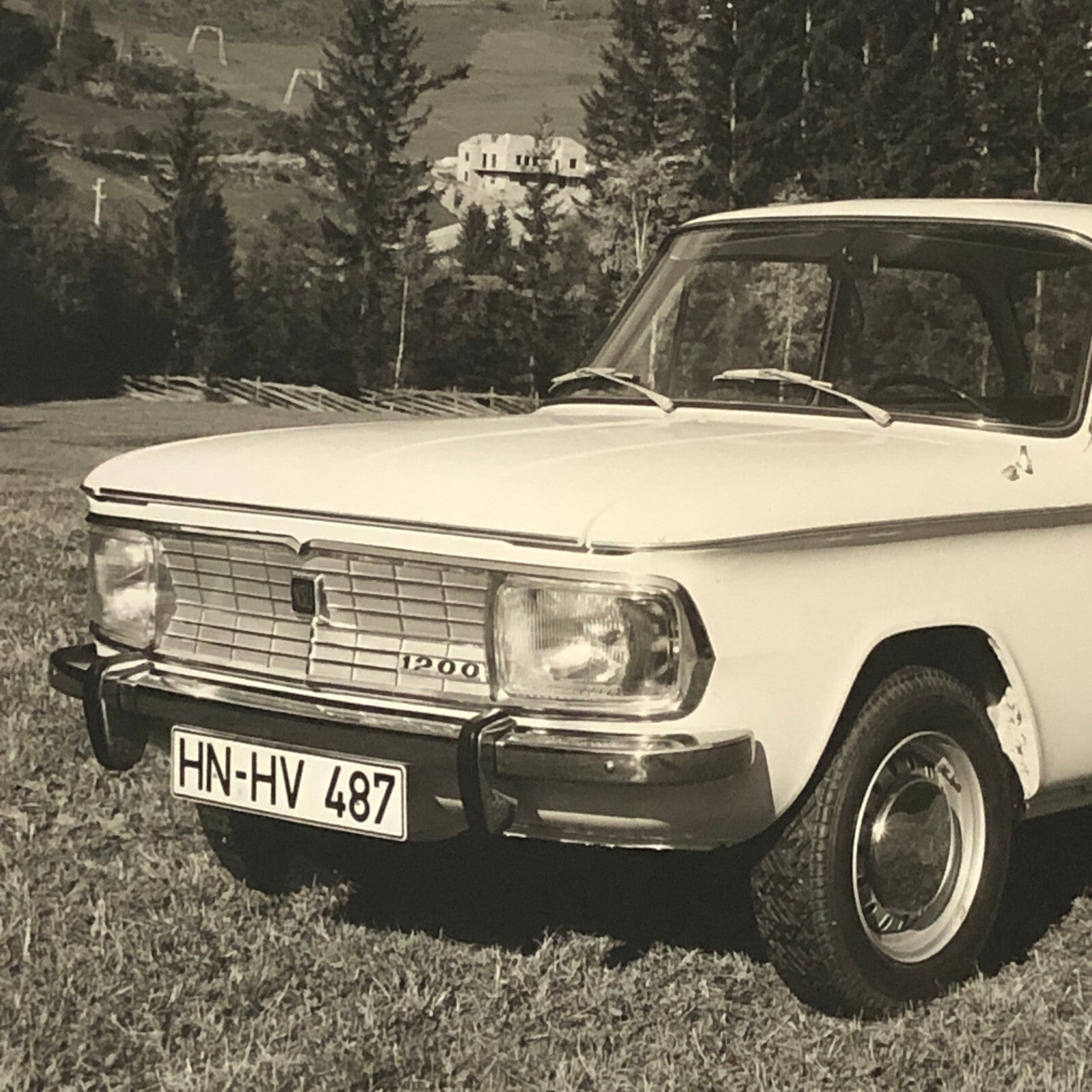 NSU 1200CS 1970 Factory Photo Photograph Print Vintage NSU 1200 CS