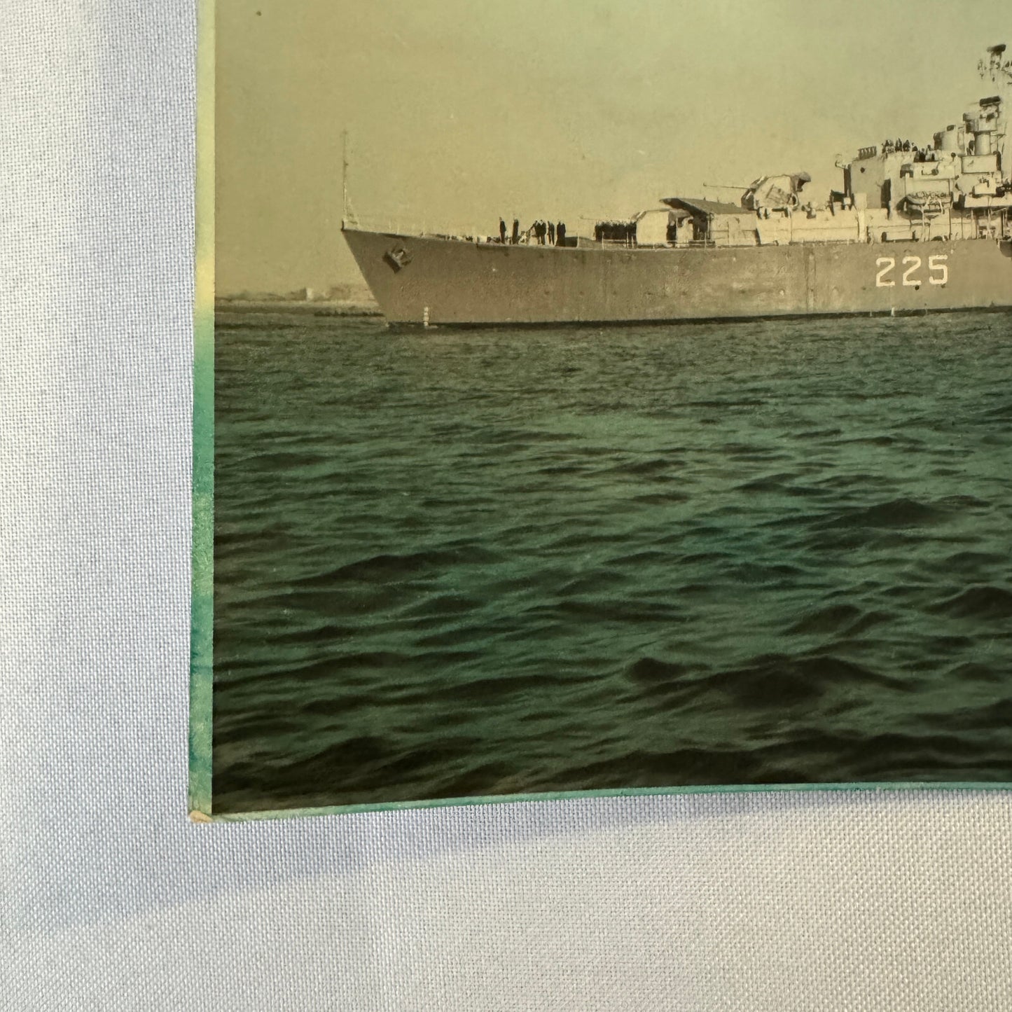 Vintage Canadian Navy Military Ship Boat Photo Photograph Print HMCS Sioux