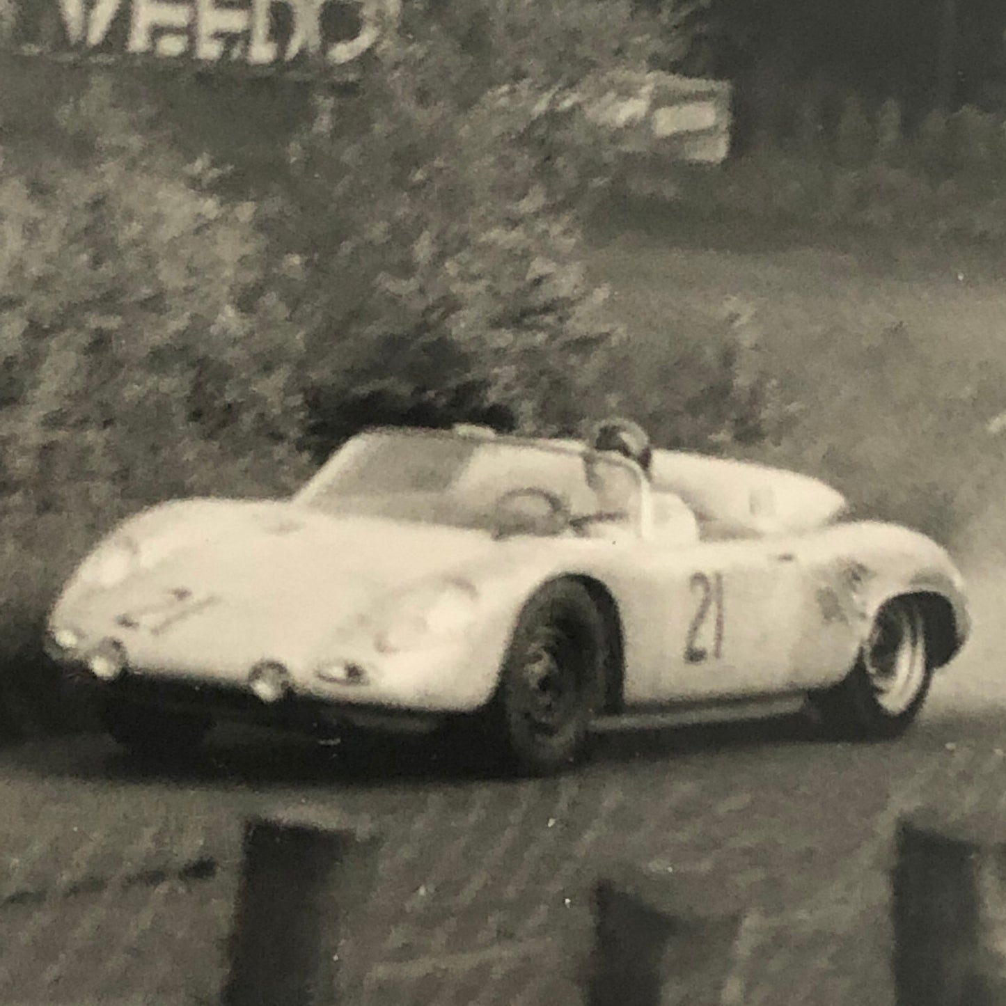 Vintage Racing Car Photo Photograph Print Porsche ?