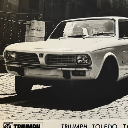 Triumph Toledo TC Car Factory Press Photo Photograph Print 1971