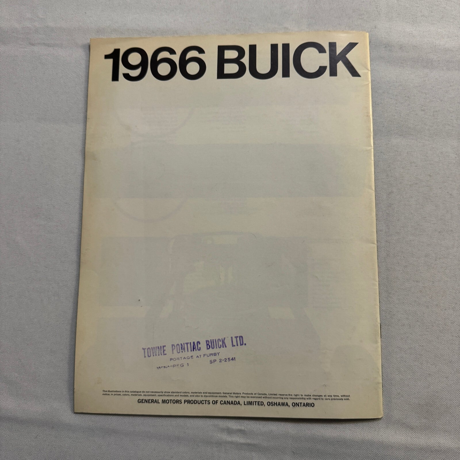 1966 Buick Sales Brochure Catalog Riviera Electra Wildcat LeSabre Skylark +