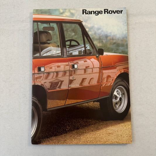 Land Rover Range Rover Sales Brochure Catalog Advertising Vintage UK