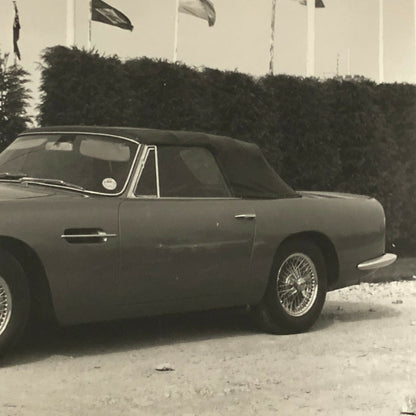 Vintage 1967 Aston Martin Volante Convertible Car Photo Photograph Print