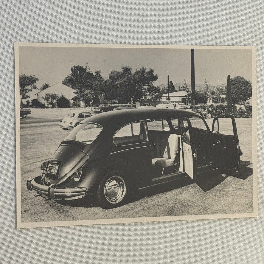 Vintage Volkswagen Beetle Limousine Extended Custom Car Photo Photograph VW