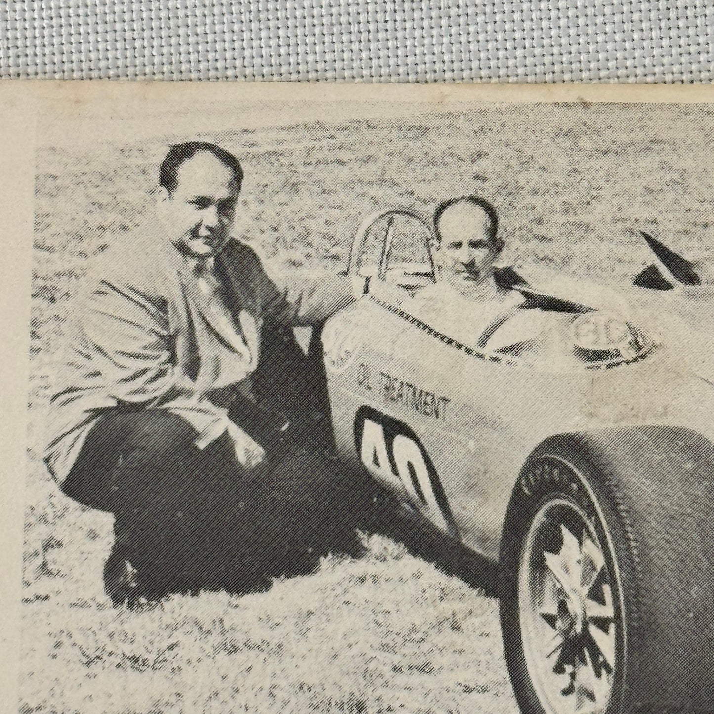 Vintage Racing Photograph Photo Card Print STP Racing Car