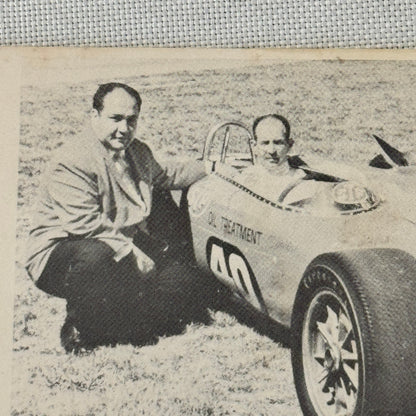 Vintage Racing Photograph Photo Card Print STP Racing Car