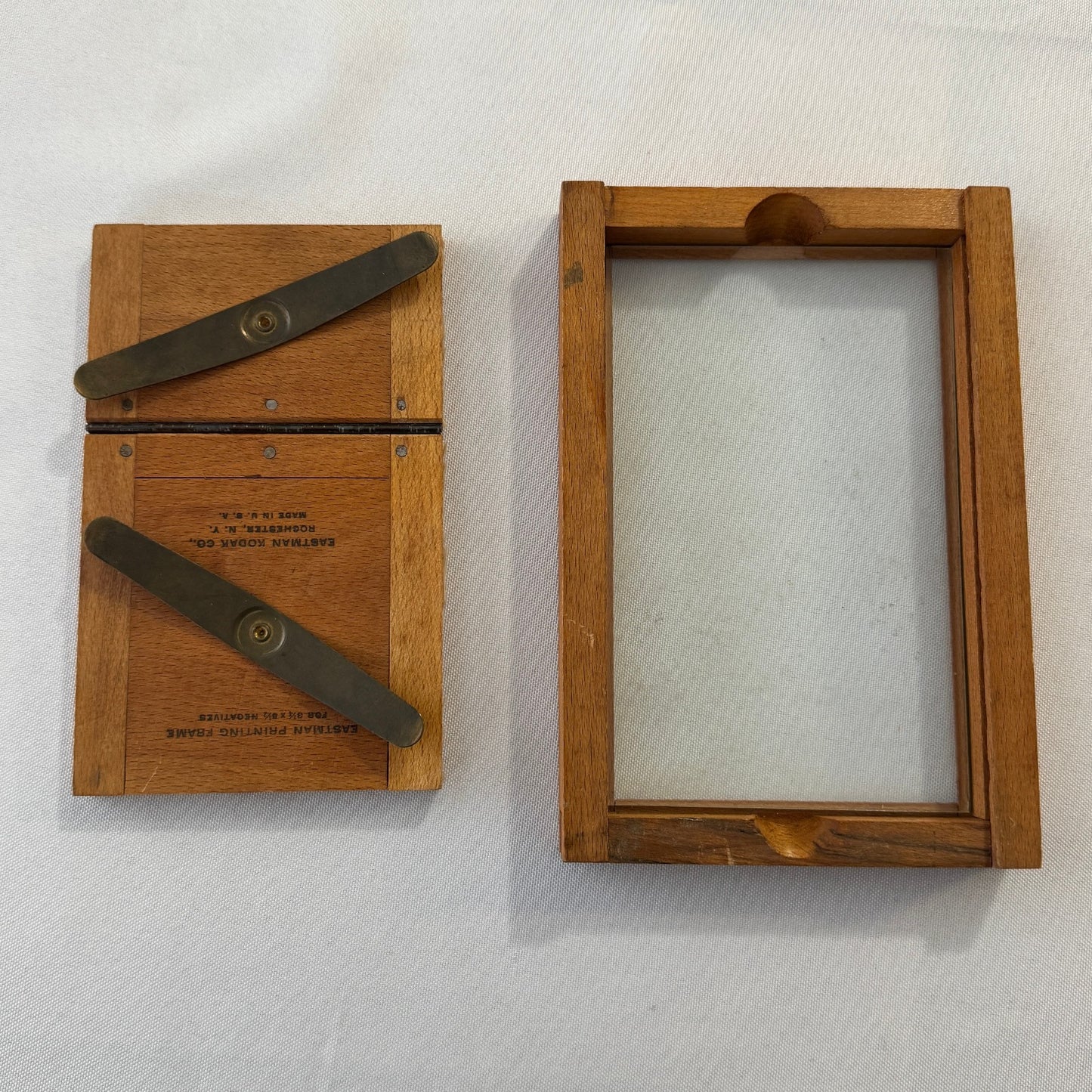 Vintage Eastman Photo Negative Printing Frame Photograph 3 1/4" by 8 1/2"