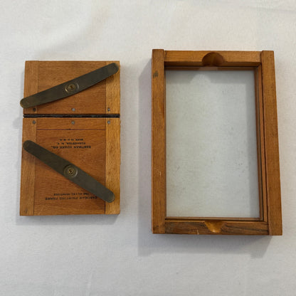 Vintage Eastman Photo Negative Printing Frame Photograph 3 1/4" by 8 1/2"