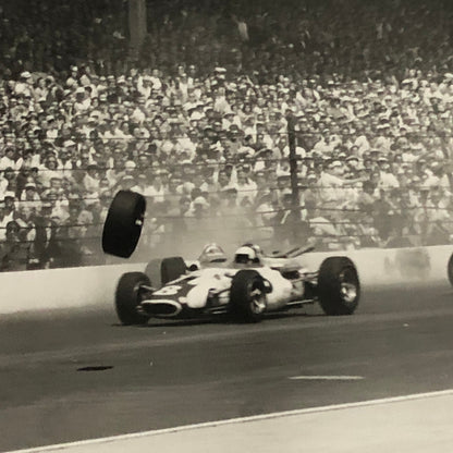 Vintage Indy 500 Crash Wreck Indianapolis 500 Racing Photo Photograph Hill +