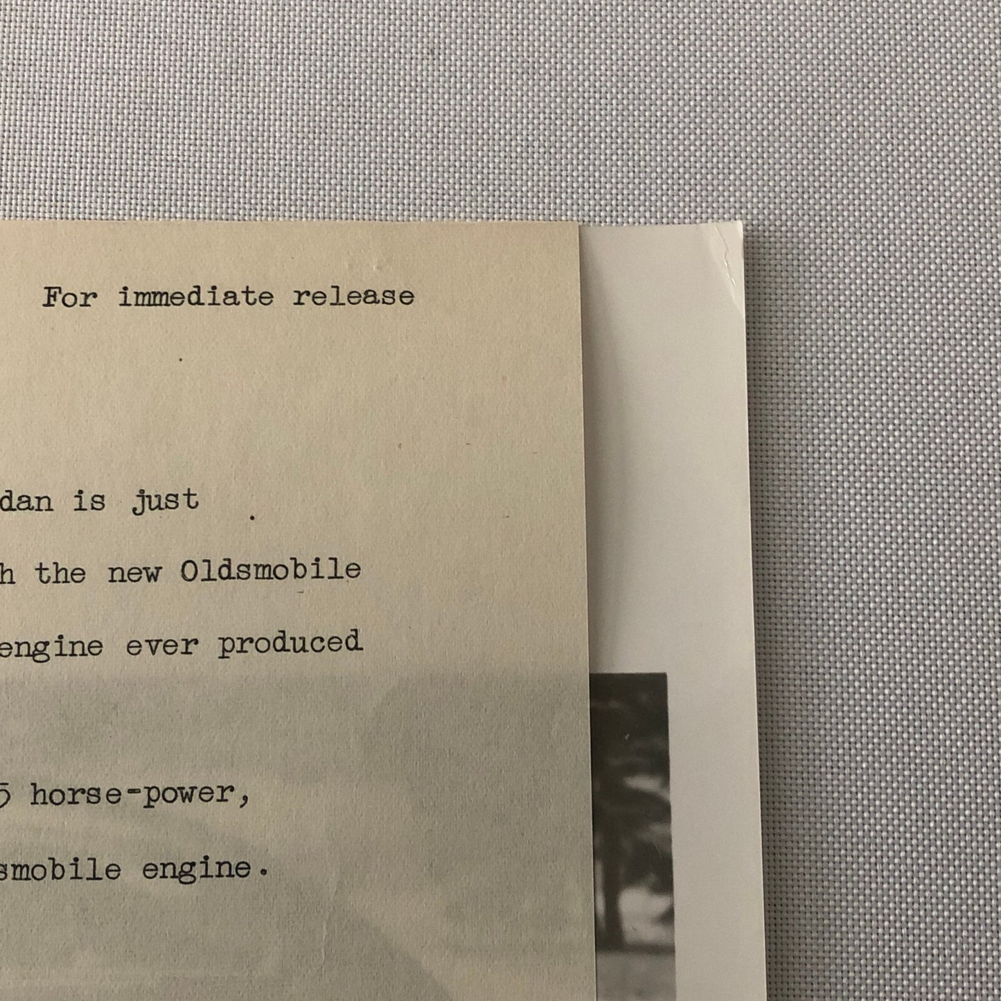 1949 Oldsmobile Series 98 Futuramic Club Factory Press Photo Photograph Print