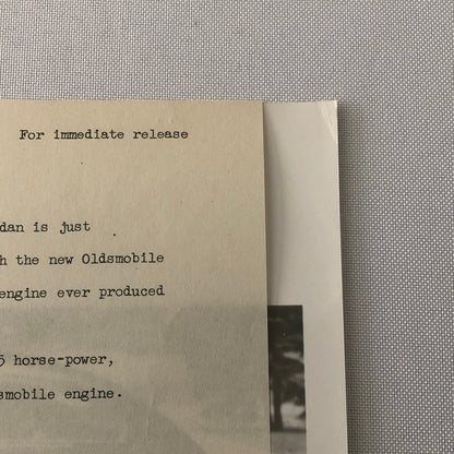 1949 Oldsmobile Series 98 Futuramic Club Factory Press Photo Photograph Print