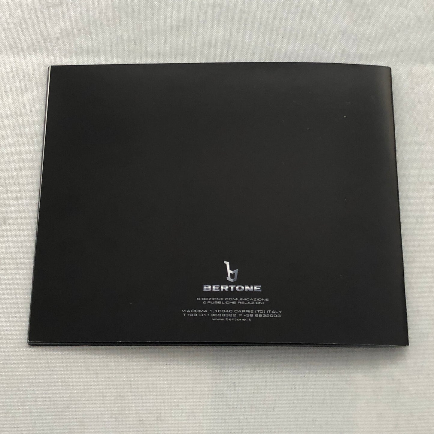 Alfa Romeo Pandion Bertone Concept Car Prototype Sales Brochure Catalog