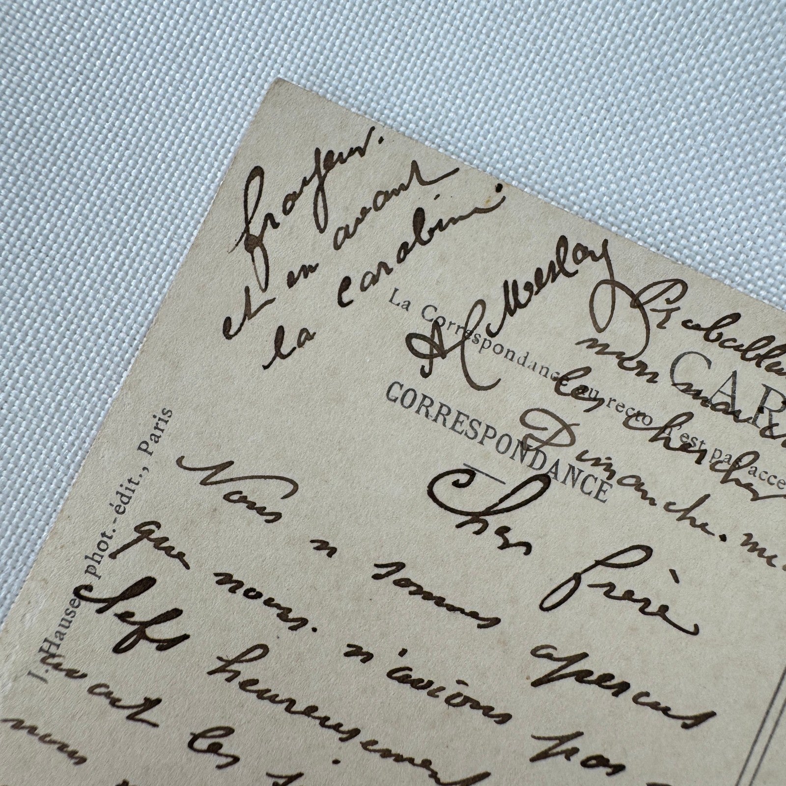 Vintage Zeppelin Airship Dirigible Postcard Post Card French Le Lebaudy