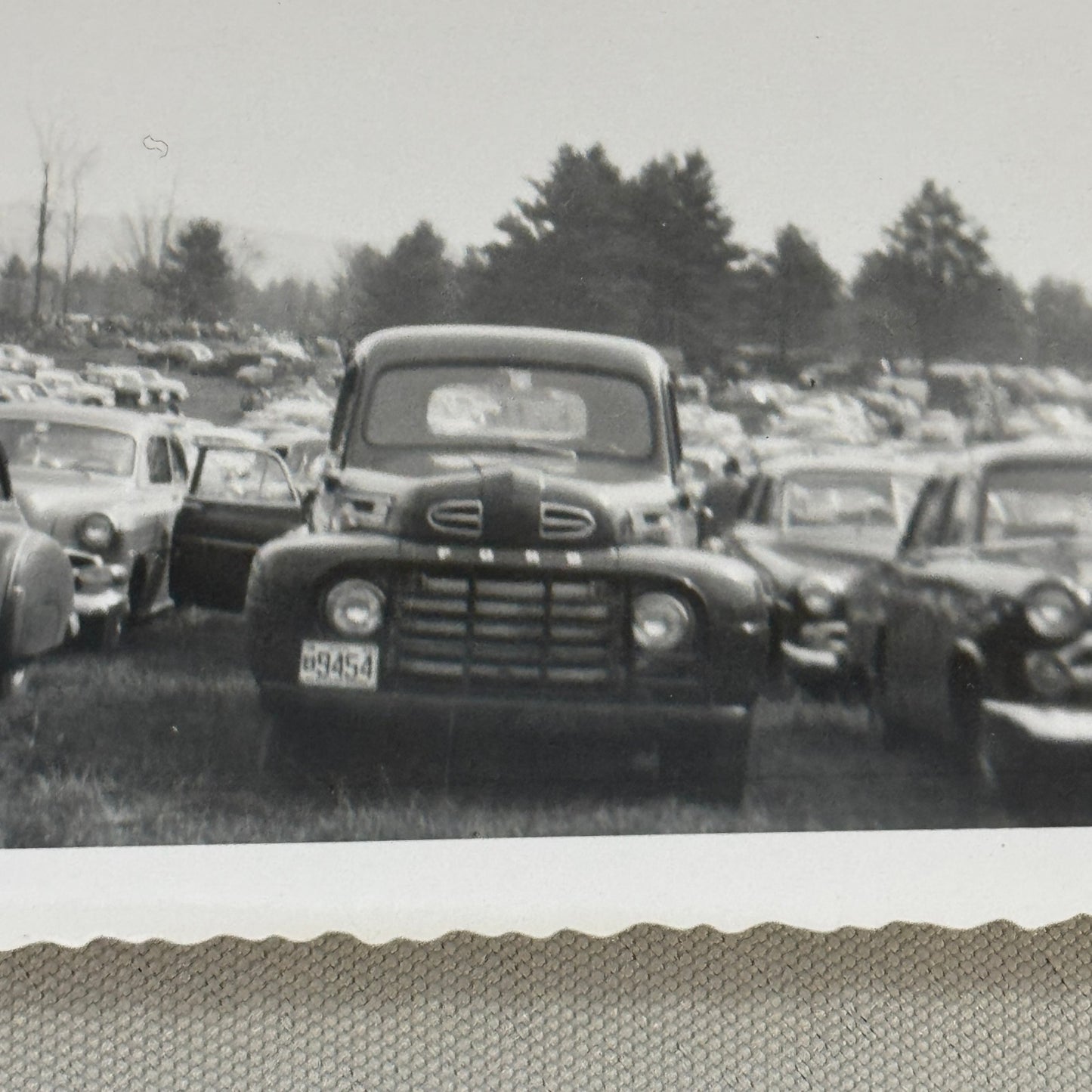 Vintage Car Automobile Photo Photograph Print Pickup Truck Ford Chevrolet