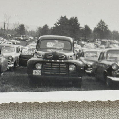Vintage Car Automobile Photo Photograph Print Pickup Truck Ford Chevrolet