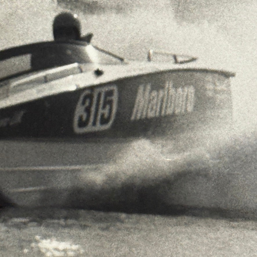 Vintage Motor Boat Racing Press Photo Marlboro Livery John Stokes 1974