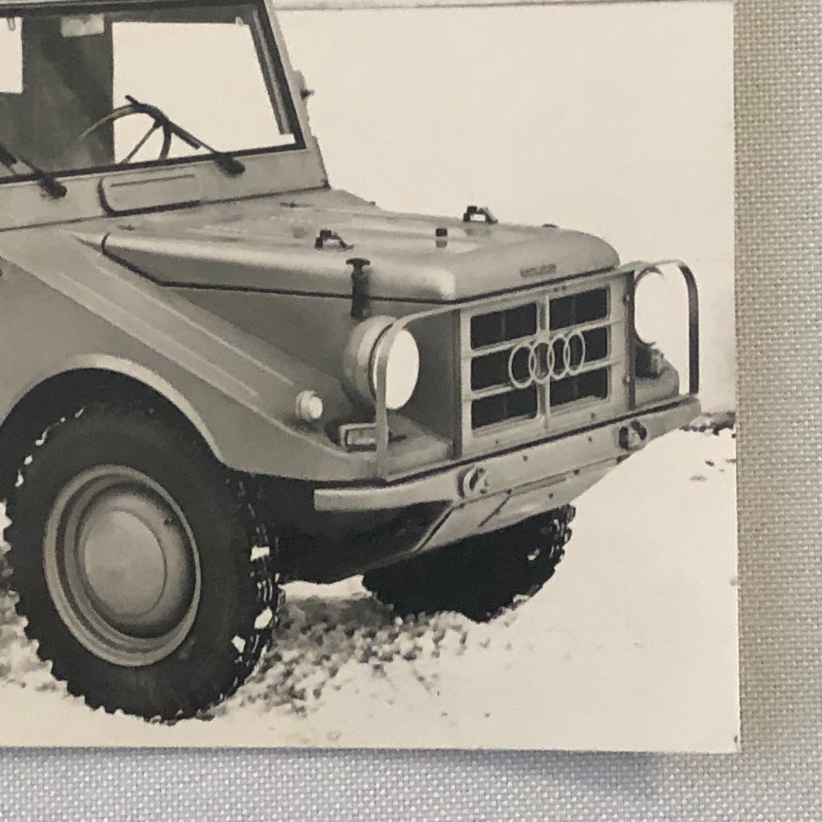 Auto Union DKW Munga Jeep Factory Press Photo Photograph Vintage