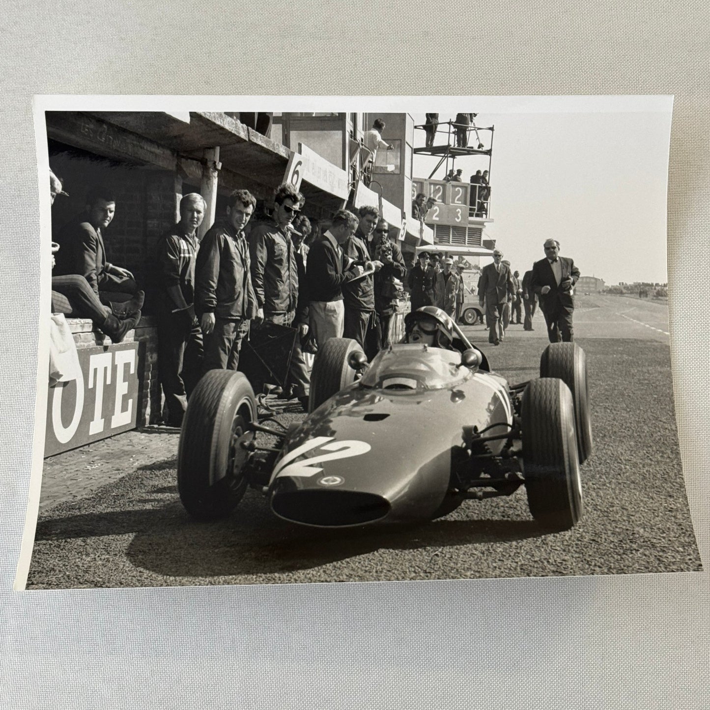 Racing Photo Graham Hill BRM Car Dutch Grand Prix Race 1963 Modern Print