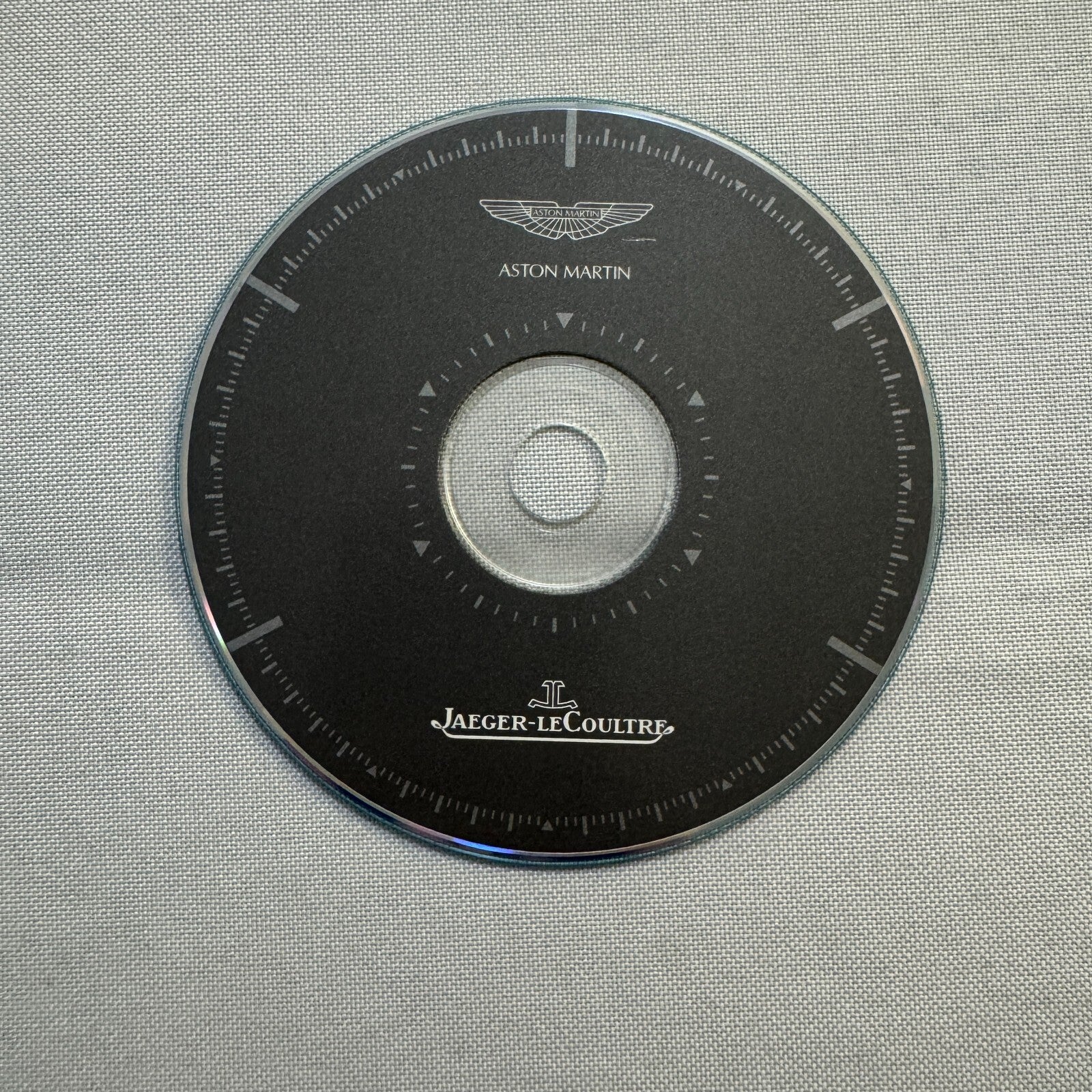 Aston Martin Jaegre Le Coultre Watch Collaboration Press Kit Brochure with CD