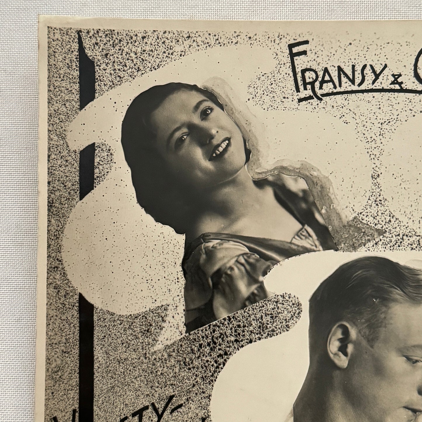 Vintage Circus Acrobat Variety Act Photo Photograph Fransy and Company