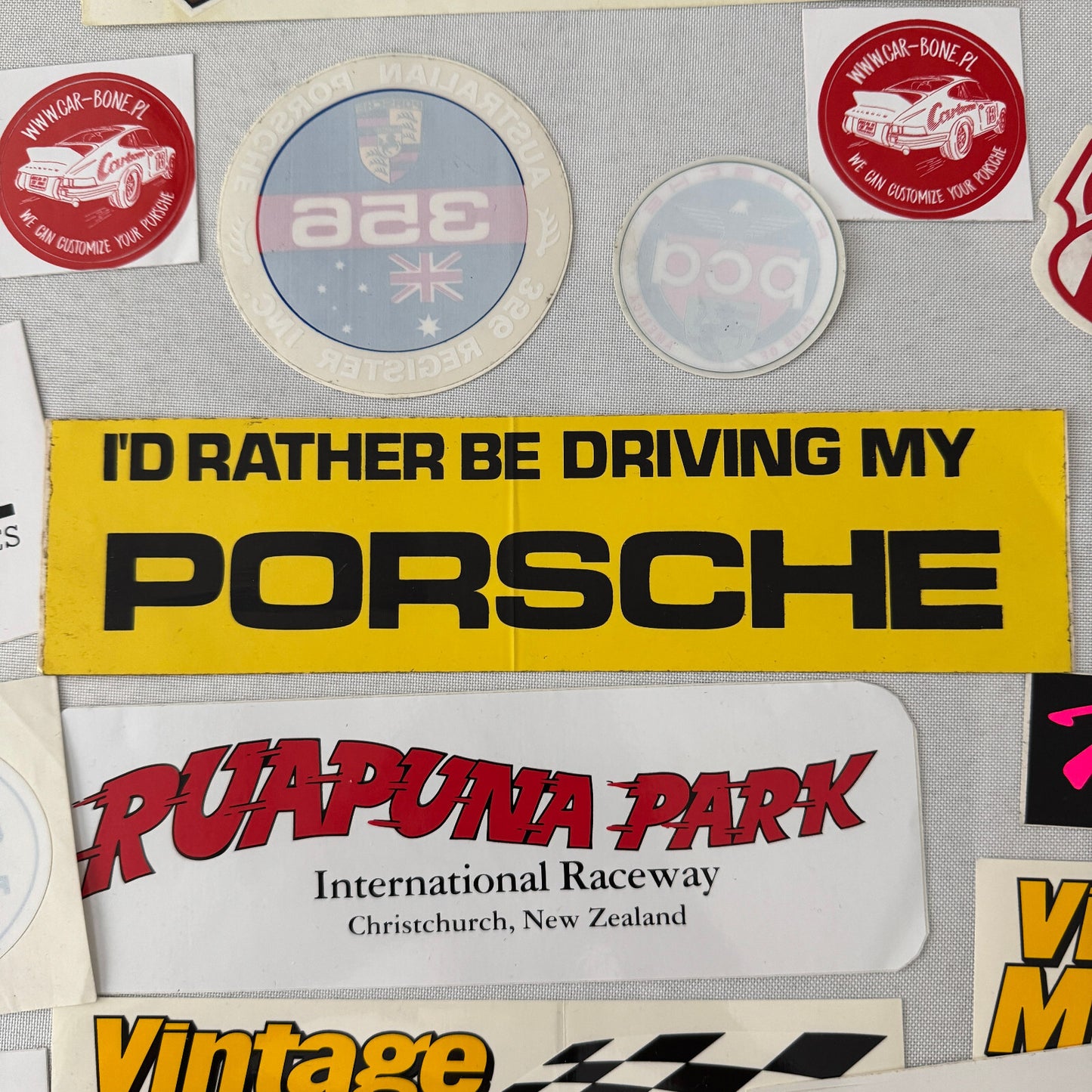 Car and Racing Decal Lot 20x 24 Hours of LeMans Porsche Momo Ford Motorsports +
