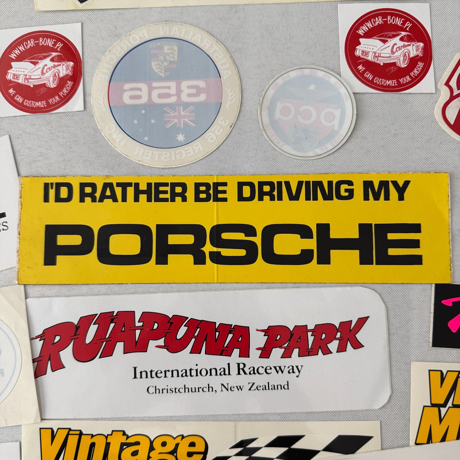 Car and Racing Decal Lot 20x 24 Hours of LeMans Porsche Momo Ford Motorsports +